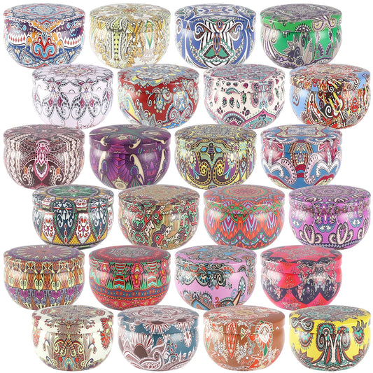 24-Pack of Chinese Classical Style Scented Candles, Party, Celebration Events, Holiday Gifts, Home Decoration, Wedding Decorations