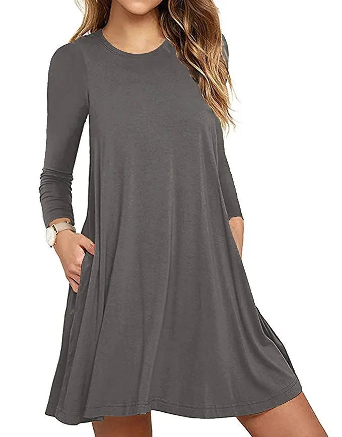 Women's Embroidered A-Line Mini Dress