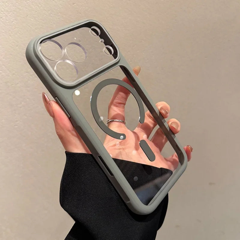 Clear Magnetic Defender iPhone Case