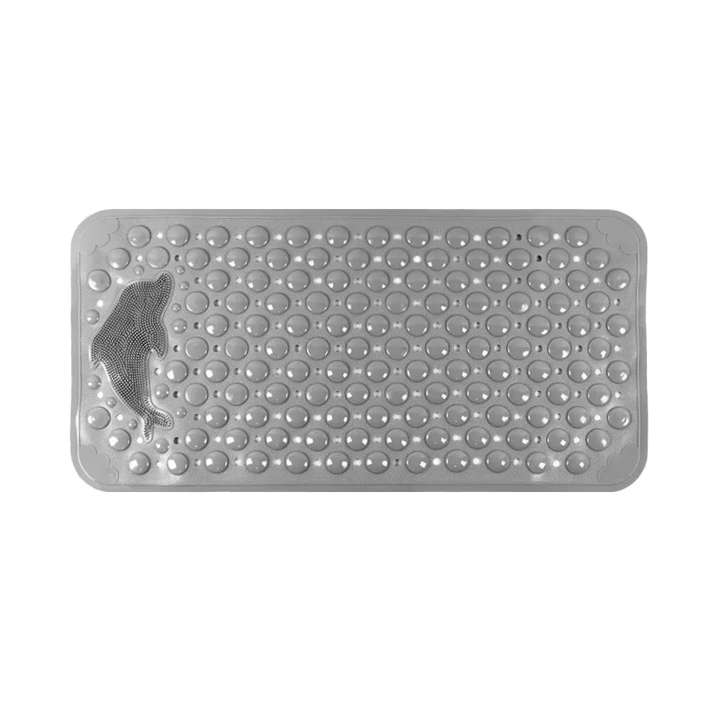 Dolphin Non-Slip Bath Mat with Suction Cups, 35 x 70 cm