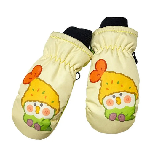 Little Kids' Snow Gloves – Windproof Non-Slip Ski Gloves (Ages 2–5)