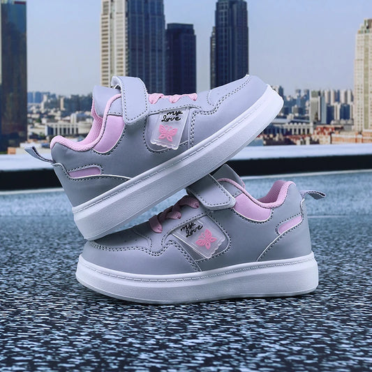 Girls' PU Leather Casual Shoes