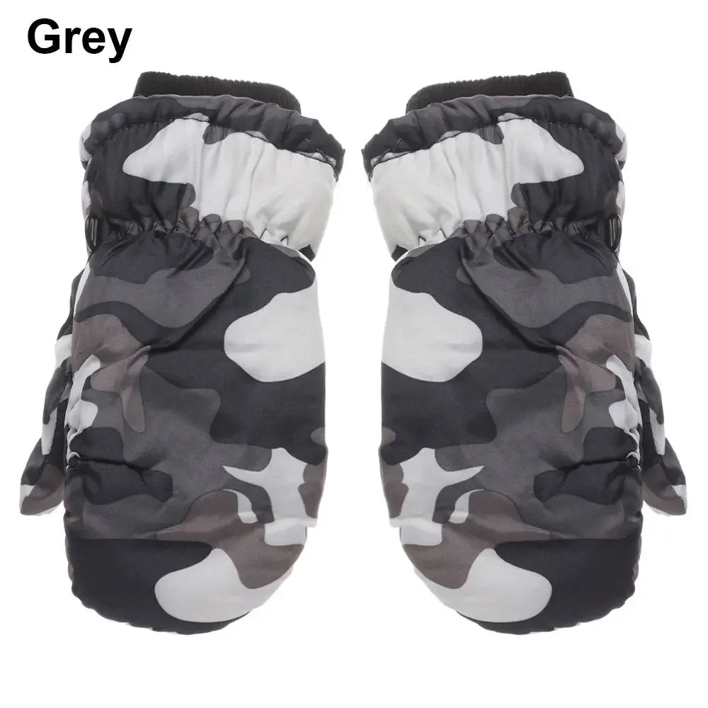 Kids' Ski Mittens – Water-Resistant Snow Mittens, Toddler to Age 13