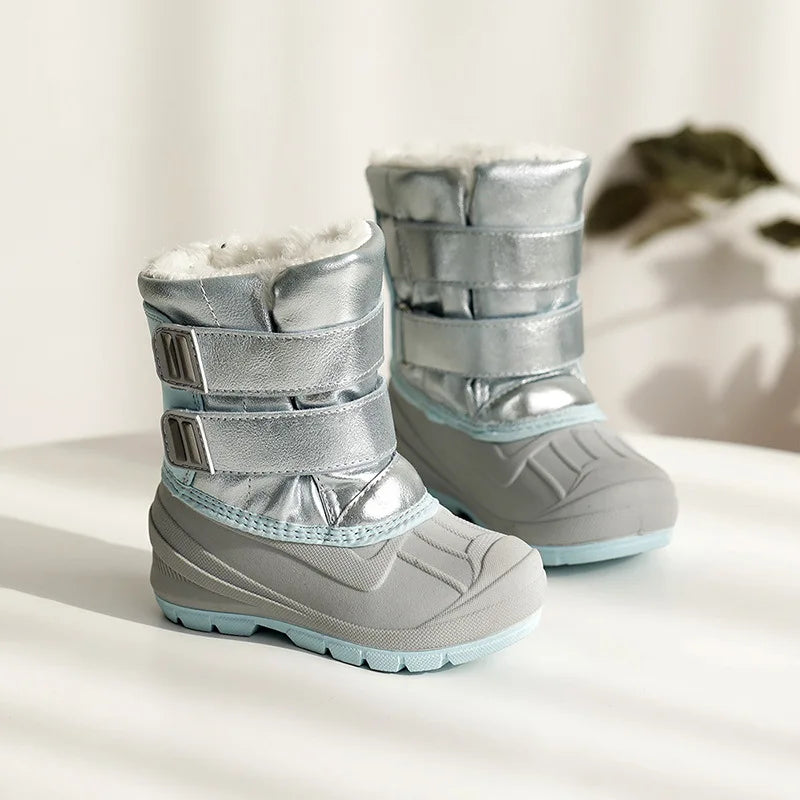 Toddler Animal Snow Boots – Plush-Lined Non-Slip Winter Boots