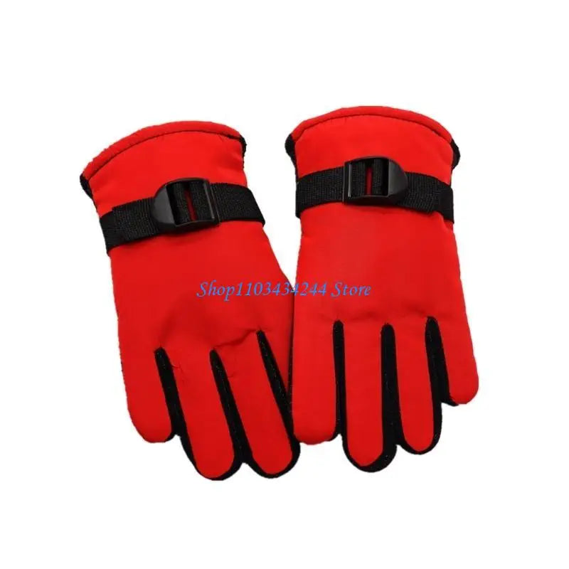 Kids' Insulated Ski Gloves – Windproof Winter Gloves, Ages 3–13