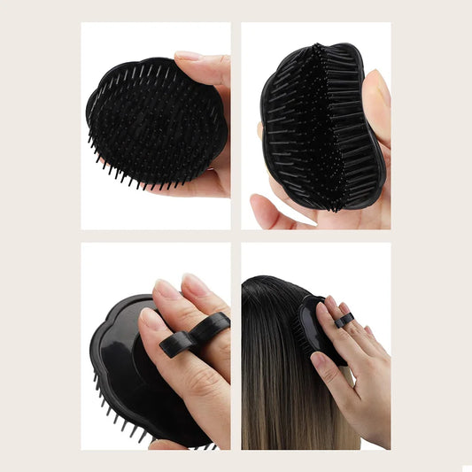 Silicone Scalp Massager – Shampoo Brush for Hair Washing