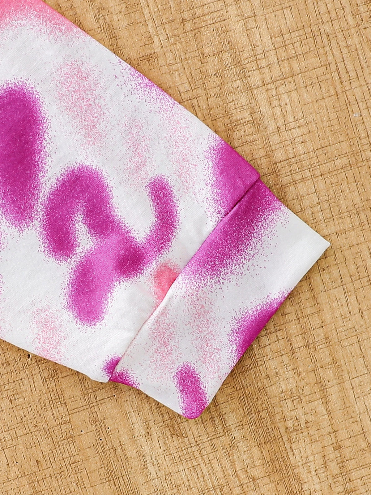 Girls' Tie-Dye Two-Piece Set - "Mama Is My Bestie" Long Sleeve Top & Pants, 2-7Y
