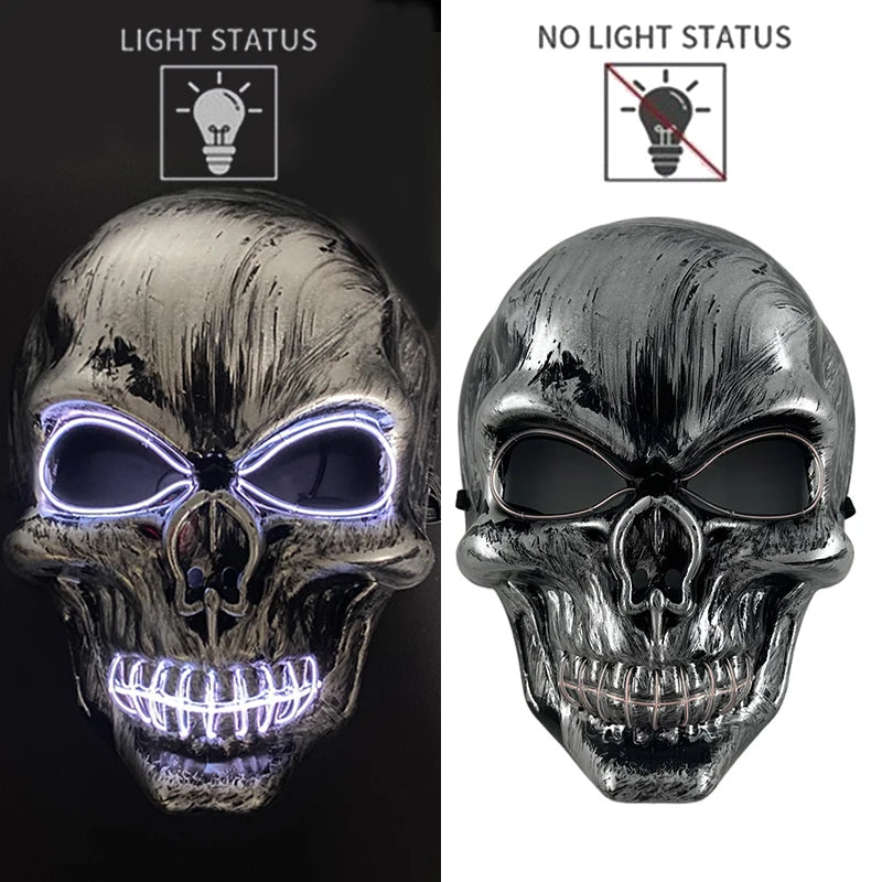 LED Light-Up Pirate Captain Hat - Glowing Tricorn Costume Hat for Halloween & Parties