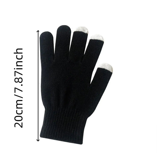 Winter Hat, Scarf & Gloves Set – Fleece-Lined Beanie Set, Kids & Adults