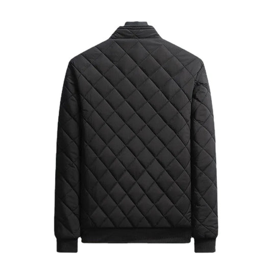 DEE MOONLY Men's Patterned Zip-Front Jacket