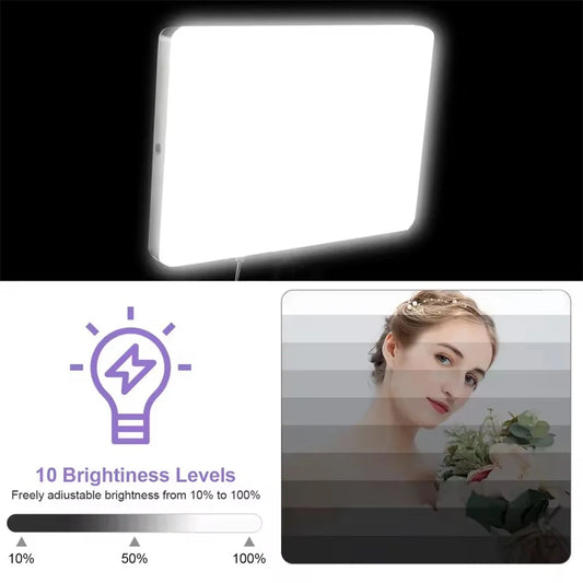 Panneau lumineux LED bicolore de 11 pouces – Lumière d'appoint photographique à intensité variable