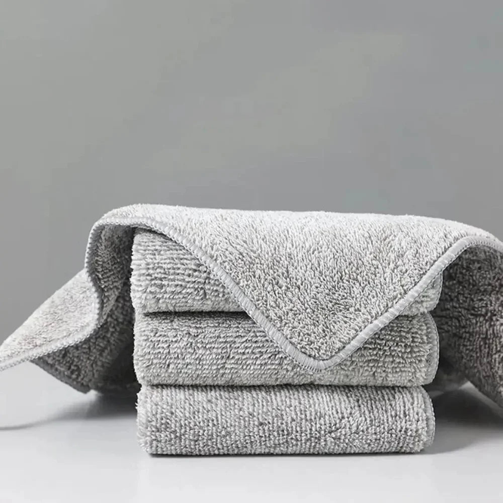 Japanese-Style Thick Absorbent Towels – Set of 5