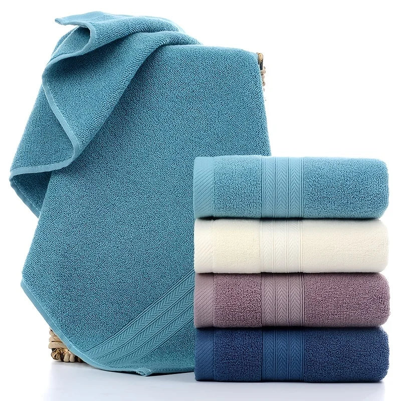 Striped Cotton Hand Towels – 35 × 75 cm, Single or 4-Pack