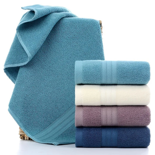 Striped Cotton Hand Towels – 35 × 75 cm, Single or 4-Pack