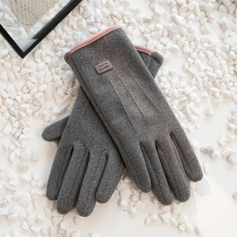 Women's Soft-Lined Windproof Touchscreen Gloves