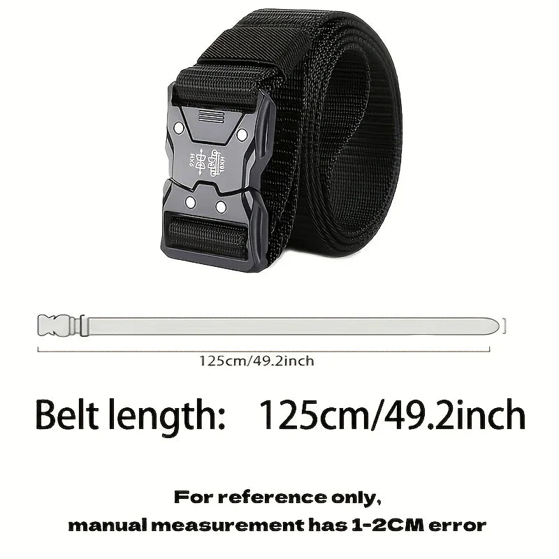 Adjustable Quick-Release Tactical Belts – 3 Pack