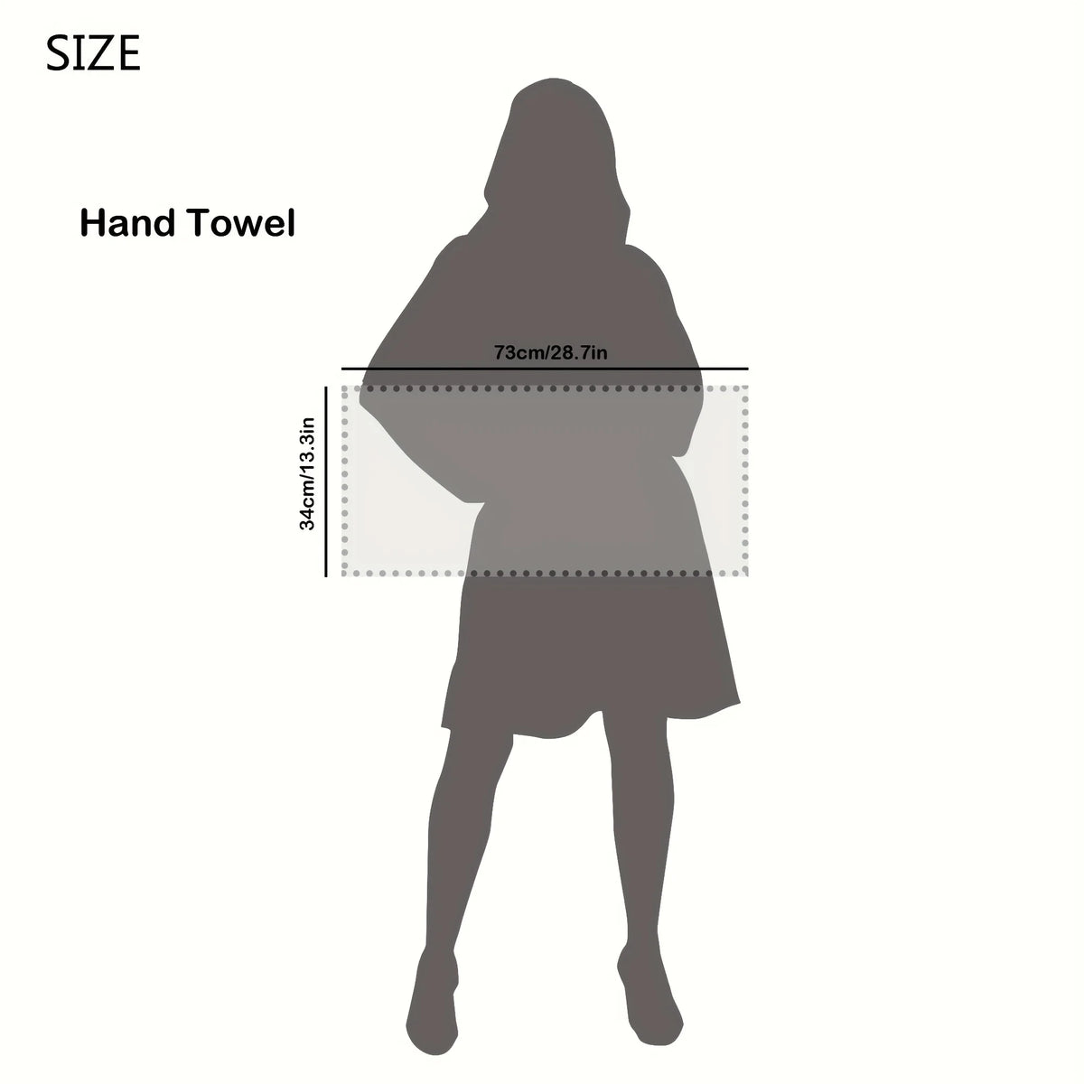 Striped Cotton Hand Towels – 35 × 75 cm, Single or 4-Pack