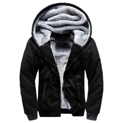 WHWR Giacca con cappuccio e zip mimetica da uomo