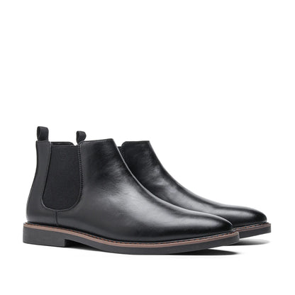 Herren-Chelsea-Boots im Slip-on-Stil mit eckiger Zehenpartie
