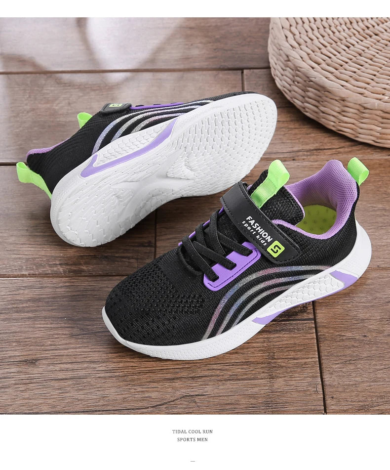 Girls' Mesh Running Shoes
