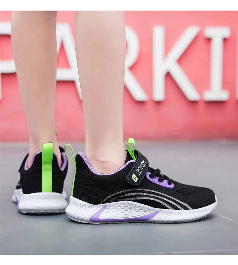 Girls' Mesh Running Shoes