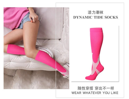 Chaussettes de compression pour hommes | Course à pied, cyclisme, randonnée et soins infirmiers | Soutien pour varices