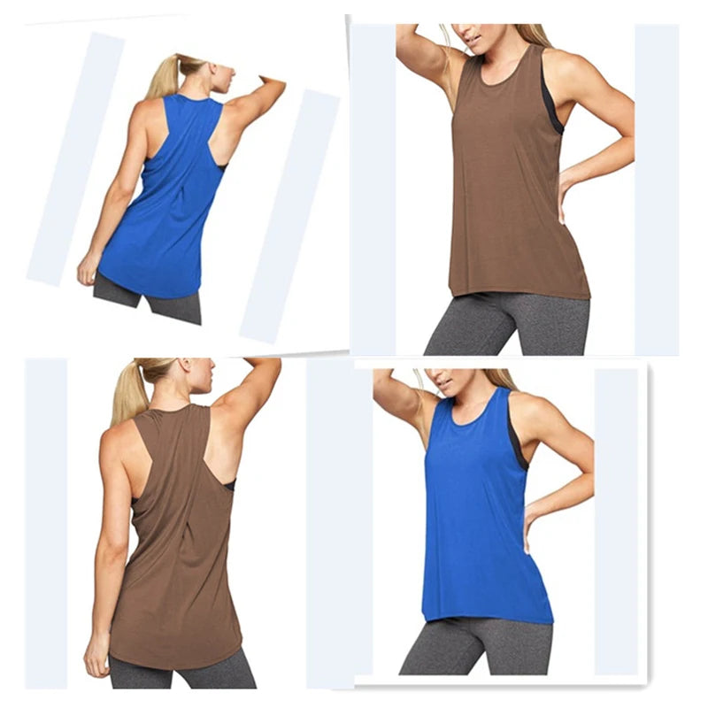 Women's Loose Racerback Workout Tank Top