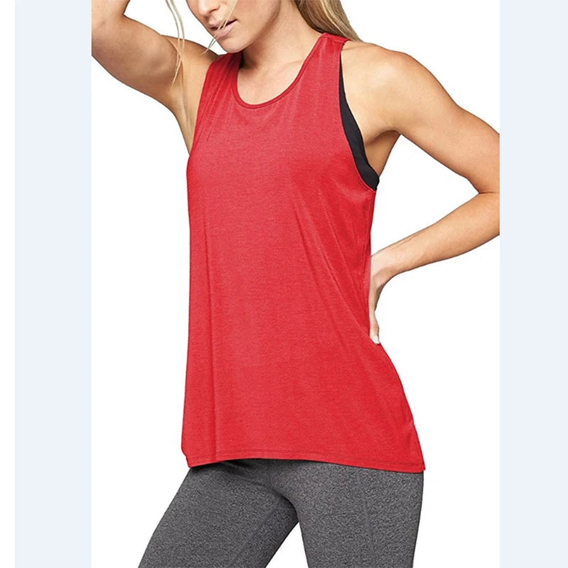 Women's Loose Racerback Workout Tank Top