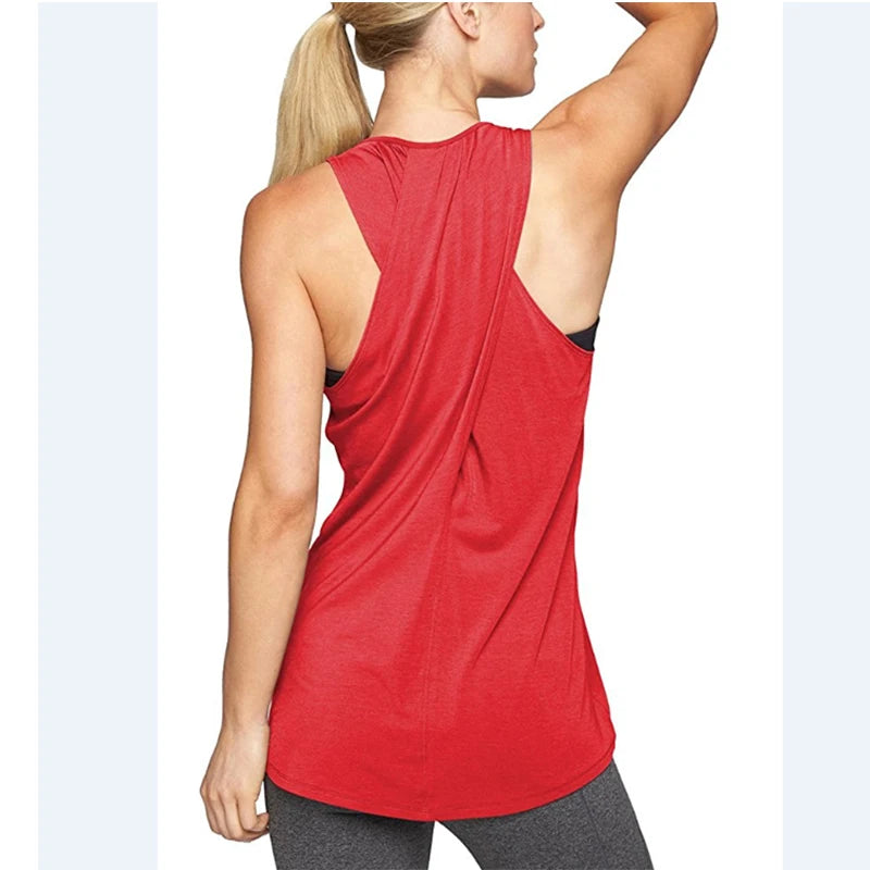 Women's Loose Racerback Workout Tank Top
