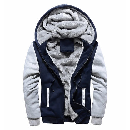 WHWR Giacca con cappuccio e zip mimetica da uomo