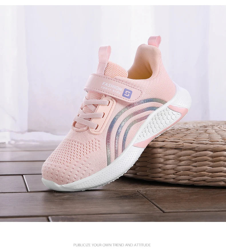 Girls' Mesh Running Shoes
