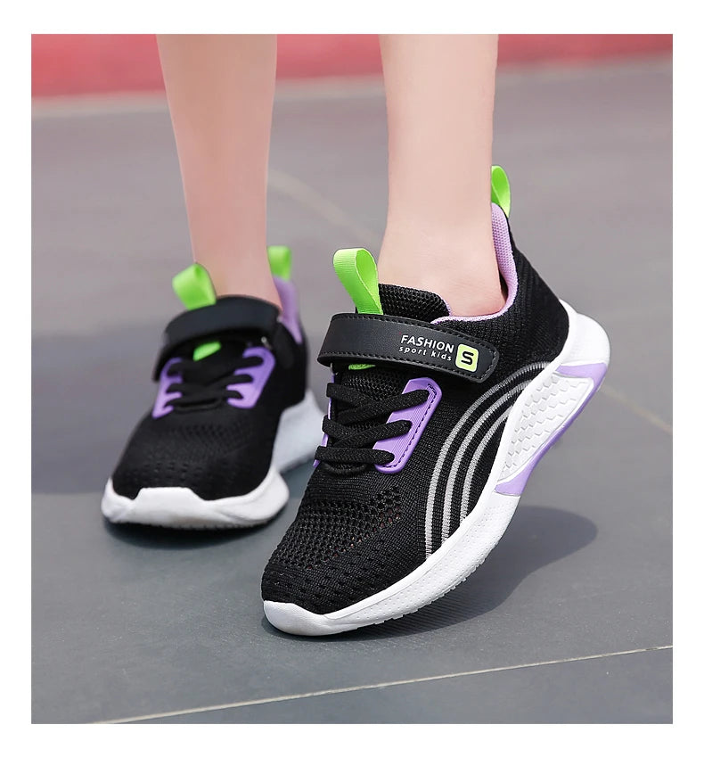 Girls' Mesh Running Shoes