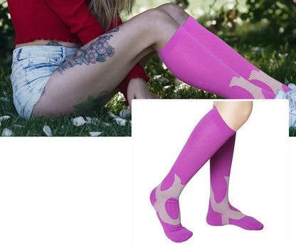 Chaussettes de compression pour hommes | Course à pied, cyclisme, randonnée et soins infirmiers | Soutien pour varices