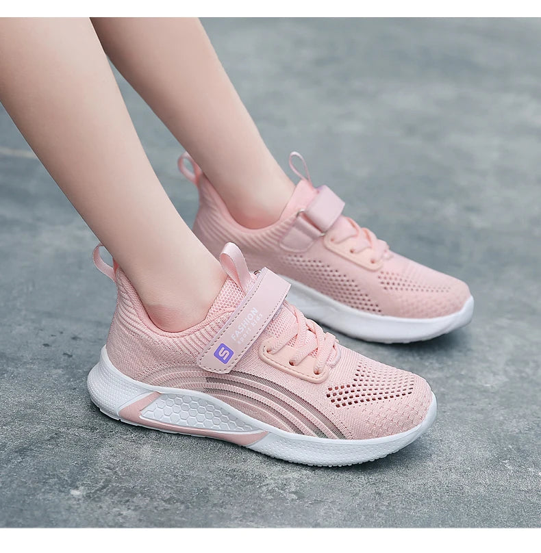 Girls' Mesh Running Shoes