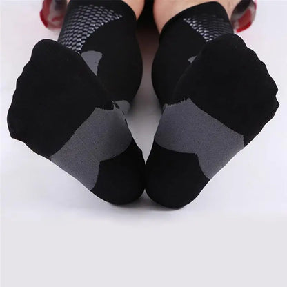 Chaussettes de compression pour hommes | Course à pied, cyclisme, randonnée et soins infirmiers | Soutien pour varices