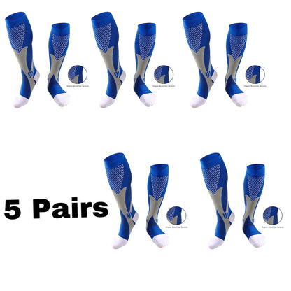 Chaussettes de compression pour hommes | Course à pied, cyclisme, randonnée et soins infirmiers | Soutien pour varices