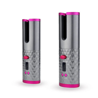 Fer à boucler automatique sans fil | Rechargeable par USB, anti-brûlure, fer à friser sans fil 200°C
