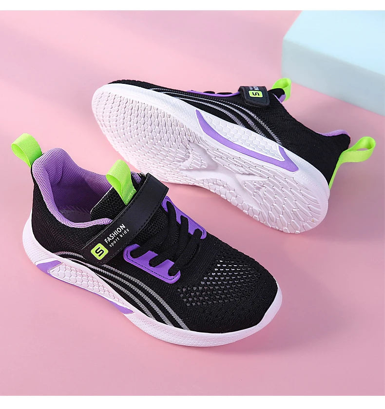 Girls' Mesh Running Shoes