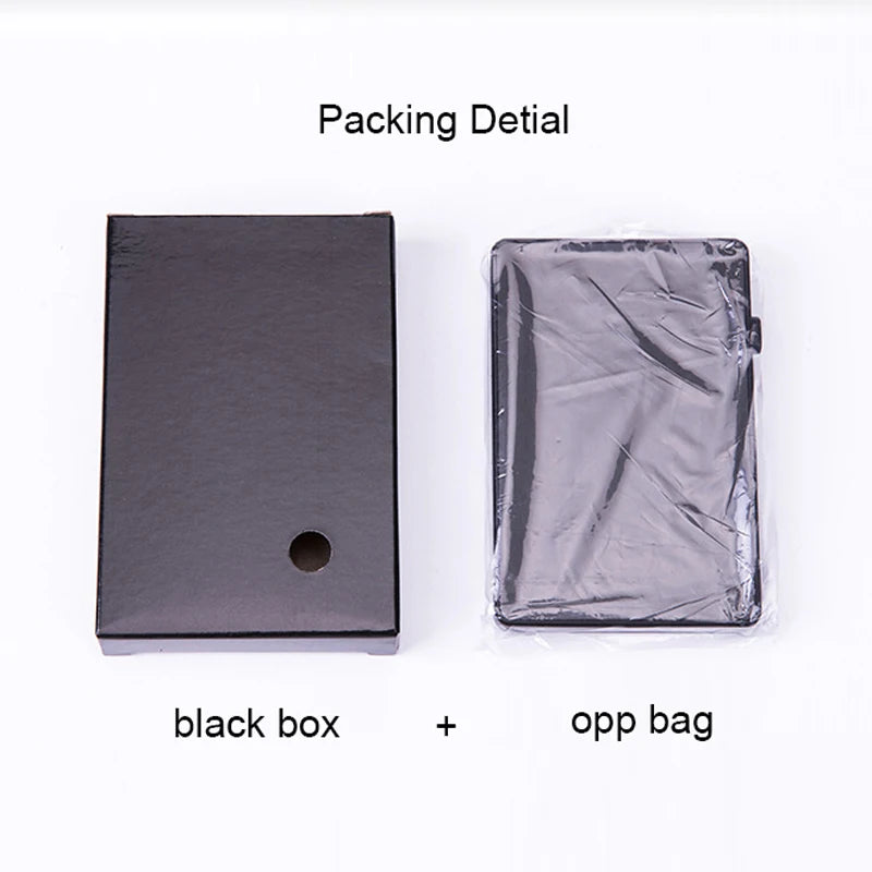 Pop-Up RFID Card Holder – Slim Aluminium Card Case, Holds 4–6 Cards
