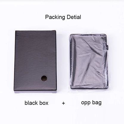 Portacarte RFID Pop-Up – Sottile custodia in alluminio, Contiene 4–6 carte