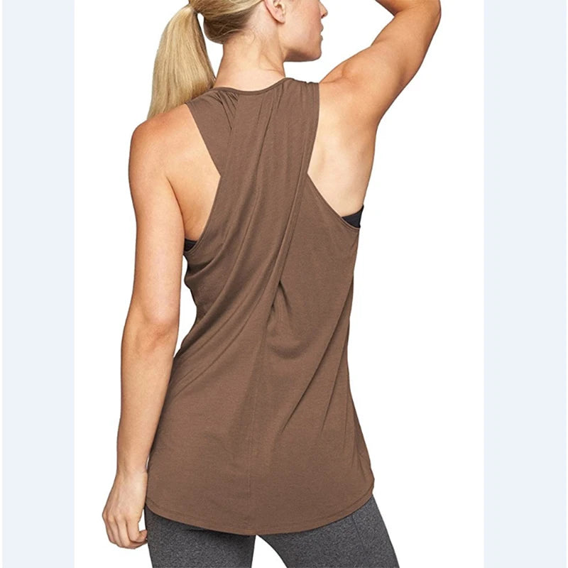 Women's Loose Racerback Workout Tank Top