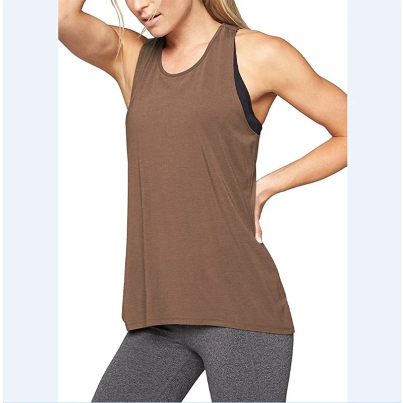 Women's Loose Racerback Workout Tank Top