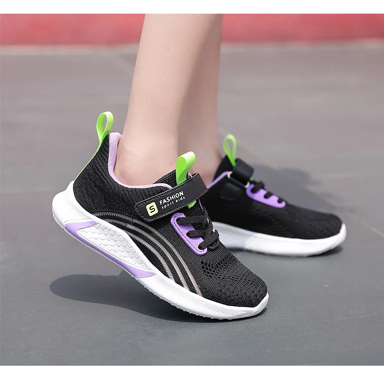 Girls' Mesh Running Shoes