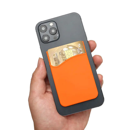 Stick-On Phone Card Holder – Silicone Phone Wallet Pocket