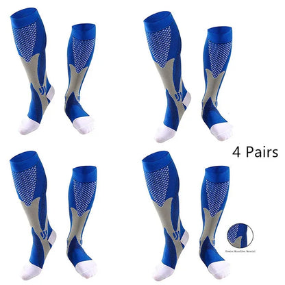 Chaussettes de compression pour hommes | Course à pied, cyclisme, randonnée et soins infirmiers | Soutien pour varices