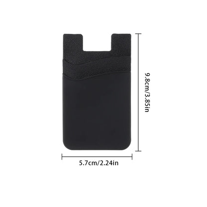 Stick-On Phone Card Holder – Silicone Phone Wallet Pocket