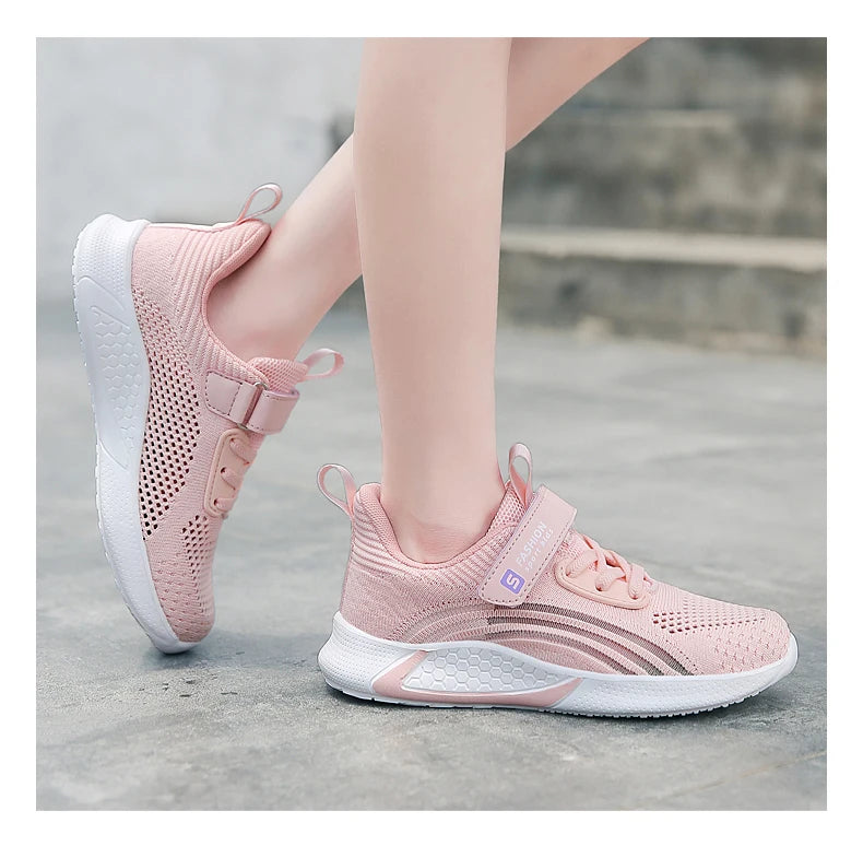 Girls' Mesh Running Shoes