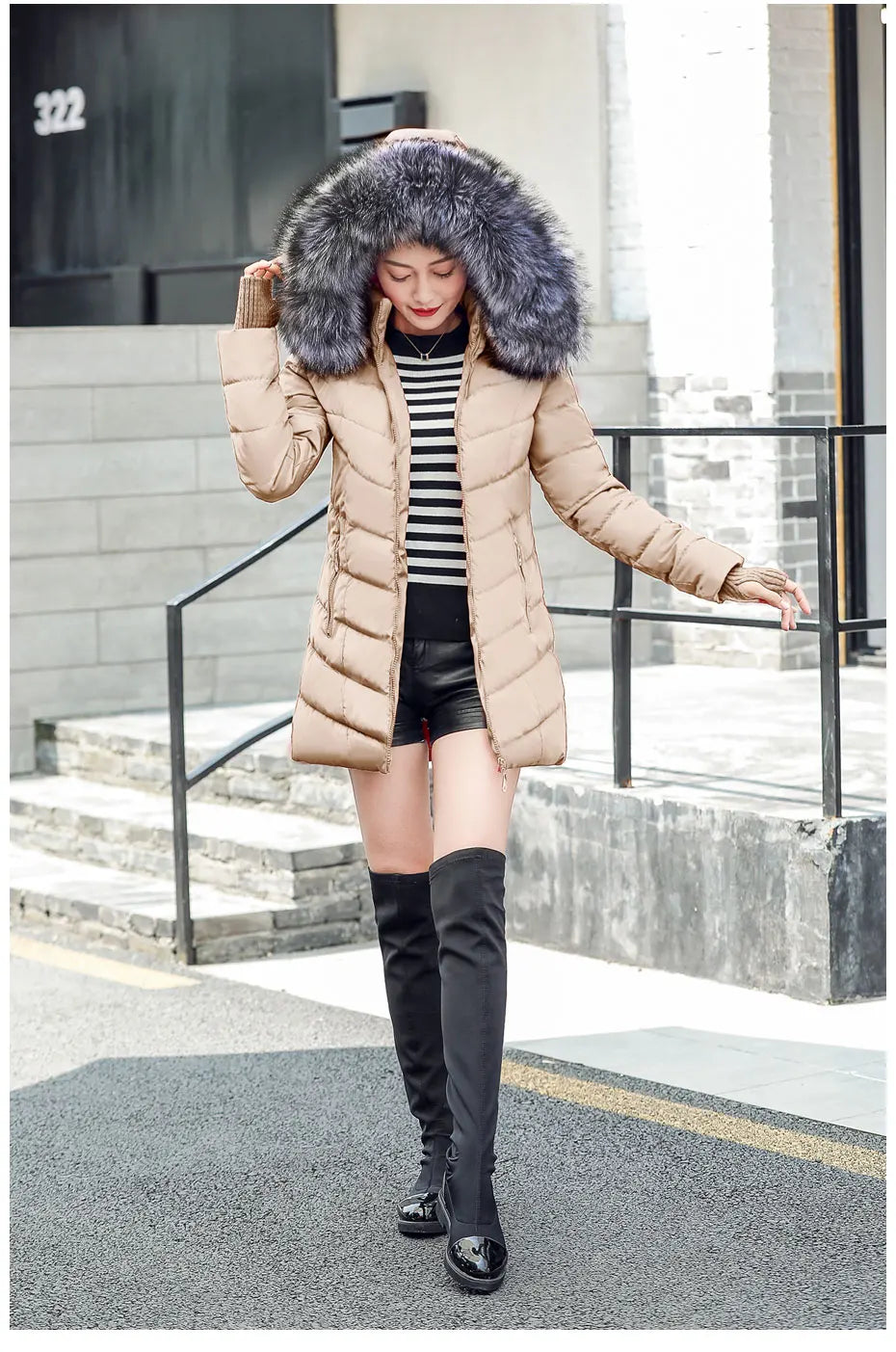 2026 New Arrival Fashion Slim Women Winter Jacket Cotton Padded Warm Thicken Ladies Coat Long Coats Parka Womens Jackets