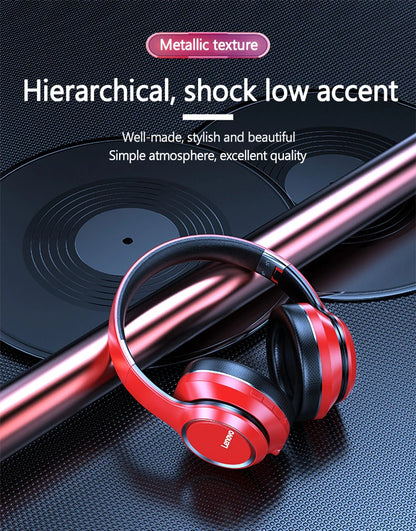 Auriculares Bluetooth plegables Lenovo HD200 – Auriculares inalámbricos circumauriculares con micrófono