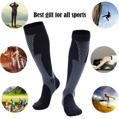Chaussettes de compression pour hommes | Course à pied, cyclisme, randonnée et soins infirmiers | Soutien pour varices